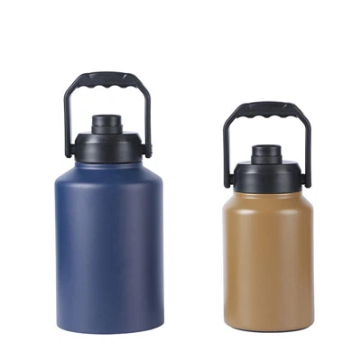 Stainless Steel 64oz 128oz Gallon Water Bottle